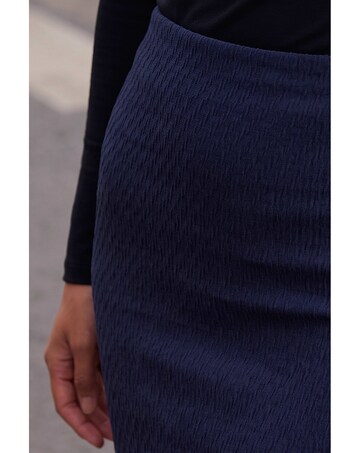 Roman Short Elastic Waist Jersey Skirt