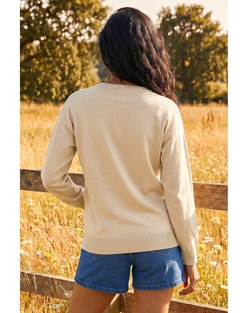 Roman Soft Floral Embroidered Jumper