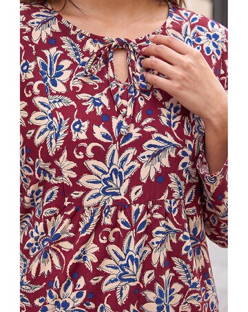 Roman Floral Soft Touch Top