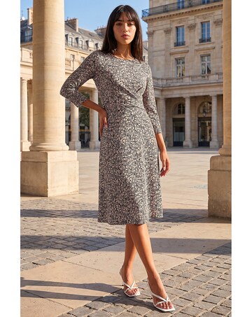 Roman Petite Twist Front Dress