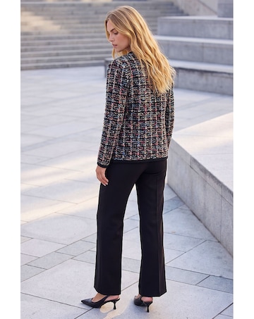 Roman Sparkle Tweed Knit Cardigan