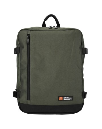 Enrico Benetti Amsterdam Polyester 17" Laptop Rucksack Underseat Bag
