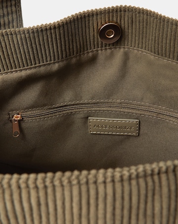 Accessorize Corduroy Shopper Bag
