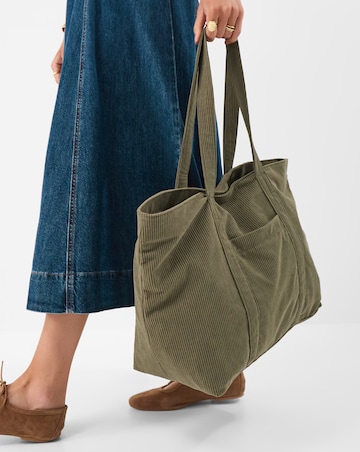 Accessorize Corduroy Shopper Bag