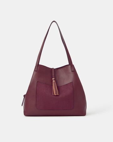 Accessorize Tassel Charm Shoulder Bag