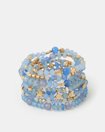 Accessorize 8pk Beaded Stretch Bracelets