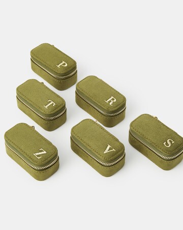 Accessorize Suede Initial Jewellery Box