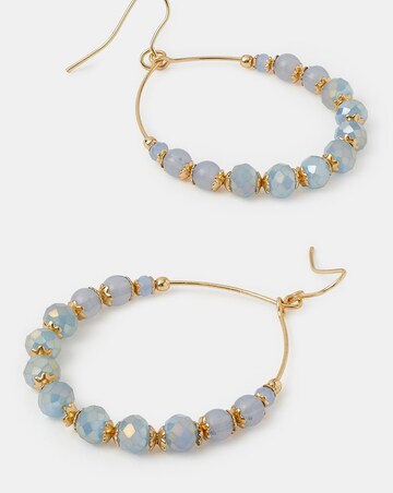 Accessorize Beaded Hoop Earrings