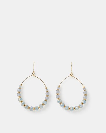 Accessorize Beaded Hoop Earrings
