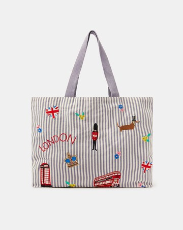 Accessorize London Stripe Shopper Bag