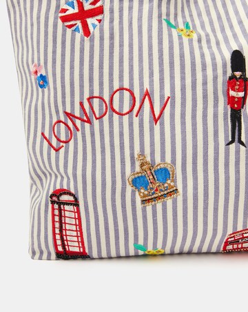 Accessorize London Stripe Shopper Bag