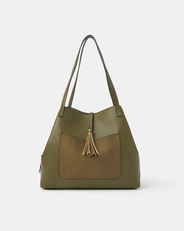 Accessorize Tassel Charm Shoulder Bag