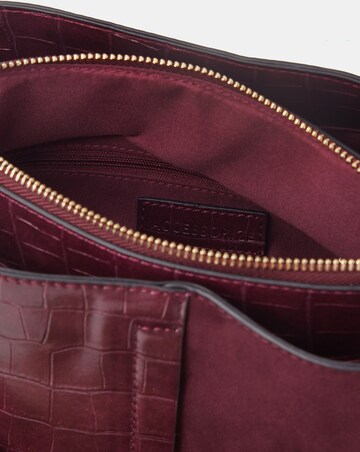 Accessorize Faux Croc Crossbody Bag
