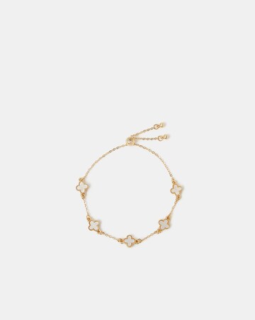 Accessorize Clover Toggle Bracelet