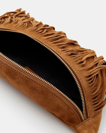 Accessorize Fringe Suede Sling Bag