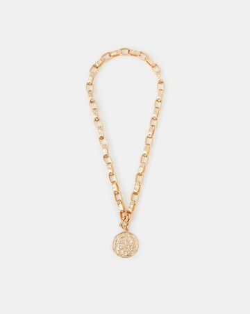 Accessorize Molten Coin Pendant Necklace