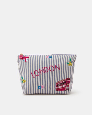 Accessorize London Stripe Make Up Bag