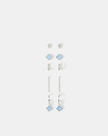 Accessorize 5pk Clover Stud Earrings