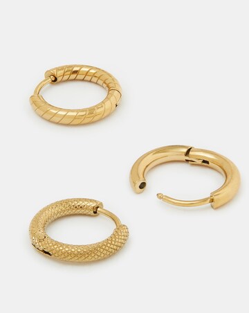 Accessorize 3pk Steel Hoop Earrings