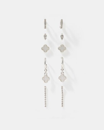 Accessorize 5pk Pearl Clover Earrings