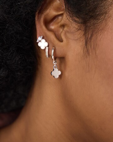 Accessorize 5pk Pearl Clover Earrings