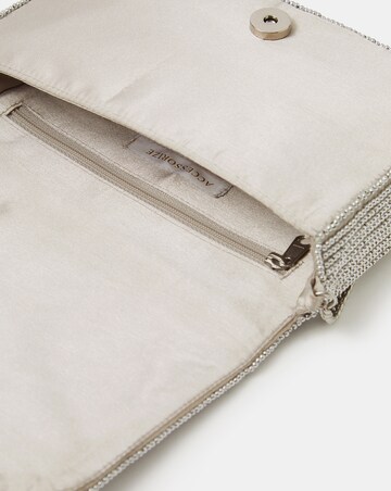 Accessorize Beaded Fold-Over Clutch Bag