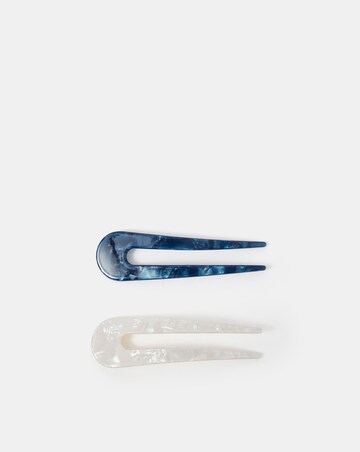 Accessorize 2pk Resin French Hair Pins