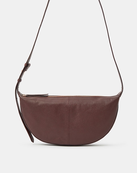 Accessorize Leather Sling Crossbody Bag