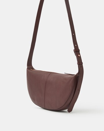 Accessorize Leather Sling Crossbody Bag