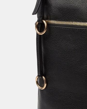 Accessorize Double Zip Leather Backpack