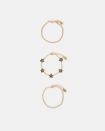 Accessorize 3pk Enamel Chain Bracelets
