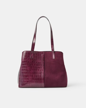 Accessorize Faux Croc Strap Shoulder Bag