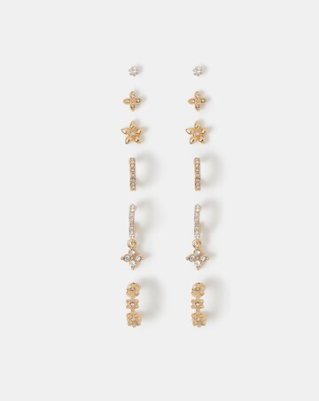 Accessorize 6pk Stud/Hoop Earrings