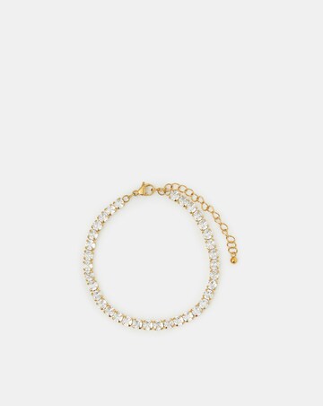 Accessorize Steel Tennis Bracelet