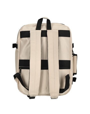Enrico Benetti Innsbruck Twill Nylon 17" Laptop Rucksack Underseat Bag