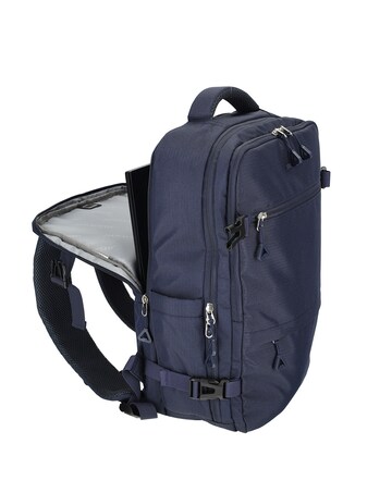 Enrico Benetti Luzern Polyester 17" Laptop Rucksack Underseat Bag