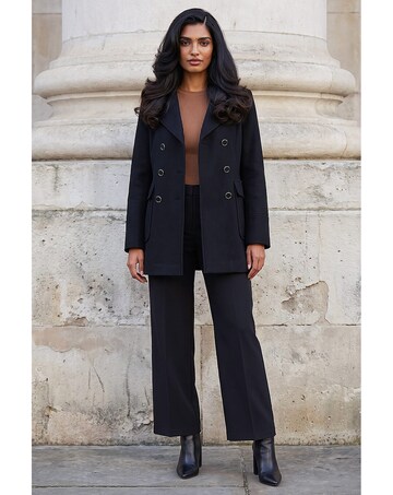 Roman Double Breasted Smart Coat