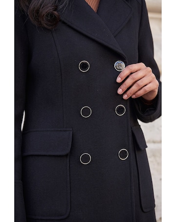 Roman Double Breasted Smart Coat
