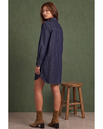 Roman Button Through Shirt Dress