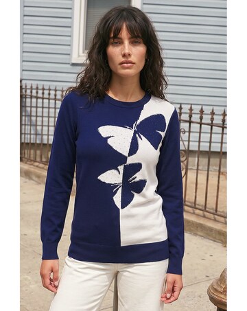 Roman Butterfly Sparkle Mix Jumper