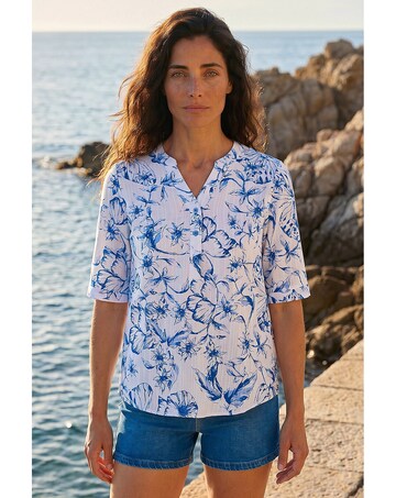 Roman Classic Floral Print Shirt