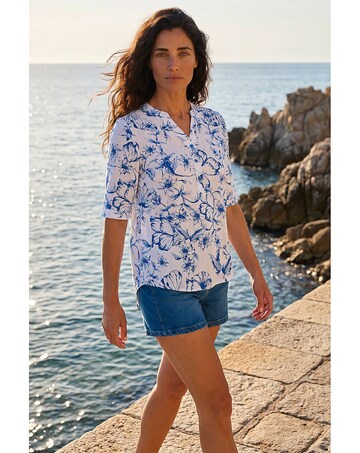 Roman Classic Floral Print Shirt