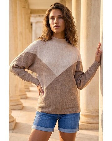 Roman Colour Block Soft Knit Jumper