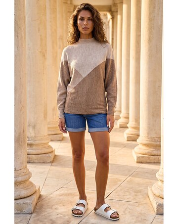 Roman Colour Block Soft Knit Jumper