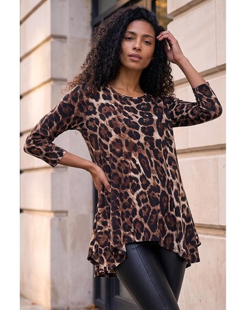 Roman Stretch Textured Animal Tunic