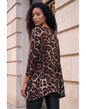 Roman Stretch Textured Animal Tunic