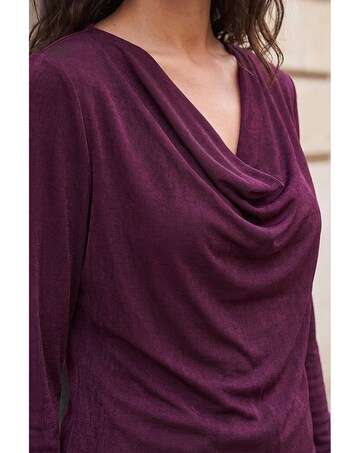 Roman Cowl Neck Top