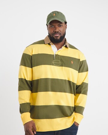 Polo Ralph Lauren Striped Rugby - Olive/Yellow
