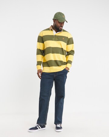 Polo Ralph Lauren Striped Rugby - Olive/Yellow