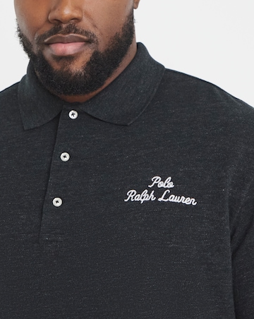 Polo Ralph Lauren Long Sleeve Script Logo Polo - Black